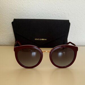 Dolce & Gabbana Red Sunglasses